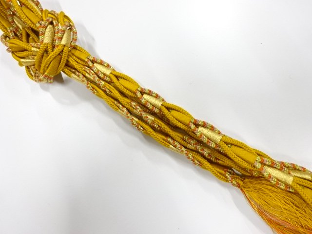 JAPANESE KIMONO / HAND-TIED OBIJIME